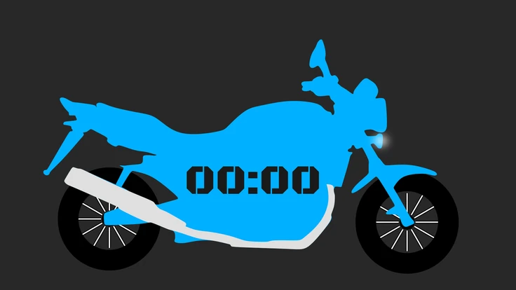 ダートバイクタイマー 見本画像 1
