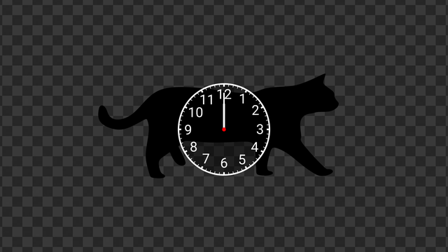 猫時計 01